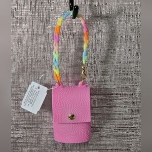 Bath & body works pink purse pocketbac holder new